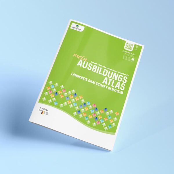Der Ausbildungsatlas informiert über die Ausbildungsberufe, Unternehmen sowie Berufsorientierungsangebote im Landkreis Grafschaft Bentheim