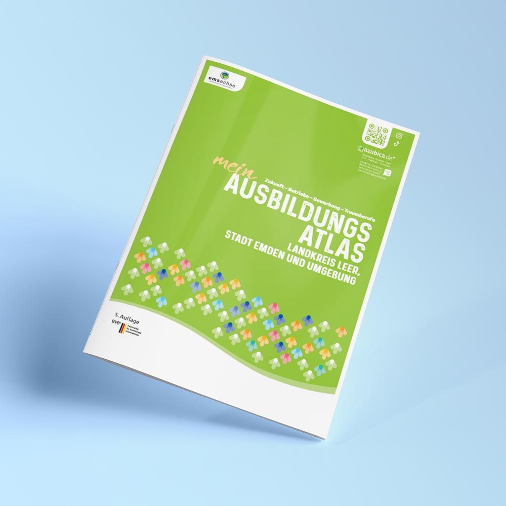 Ausbildungsatlas Landkreis Leer und Stadt Emden 1 Der Ausbildungsatlas informiert über die Ausbildungsberufe, Unternehmen sowie Berufsorientierungsangebote im Landkreis Leer & Stadt Emden